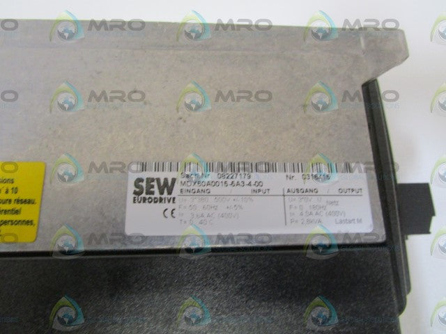 SEW-EURODRIVE MDS60A0015-5A3-4-00 DRIVE *NEW NO BOX*