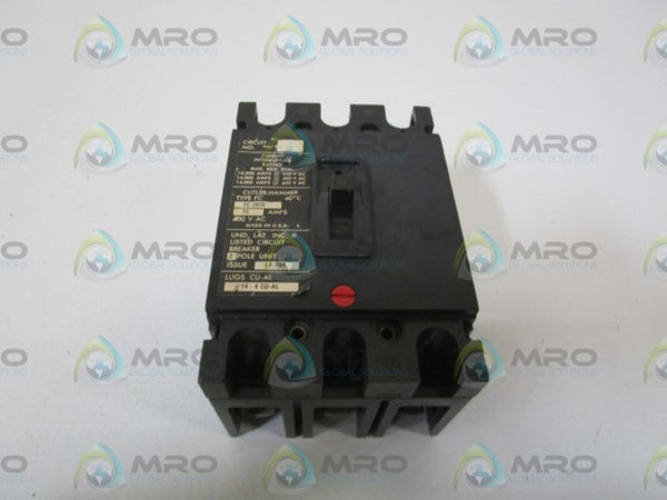 CUTLER-HAMMER 15AMPS CIRCUIT BREAKER FC3015  UNMP