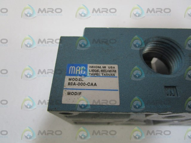 MAC MANIFOLD BASE 93A-000-CAA *NEW NO BOX*