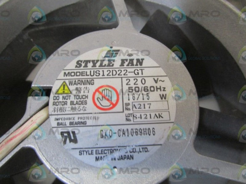 STYLE FAN US12D22-GT *USED*
