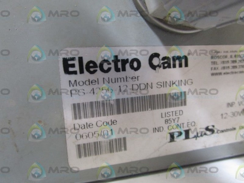 ELECTRO CAM ABSOLUTE GRAY CODE ENCODER PS-4256-12-DDN (AS PICTURED)  UNMP