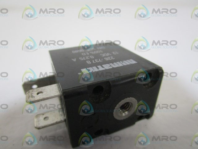 NUMATICS SOLENOID VALVE COIL 226-737B *USED*