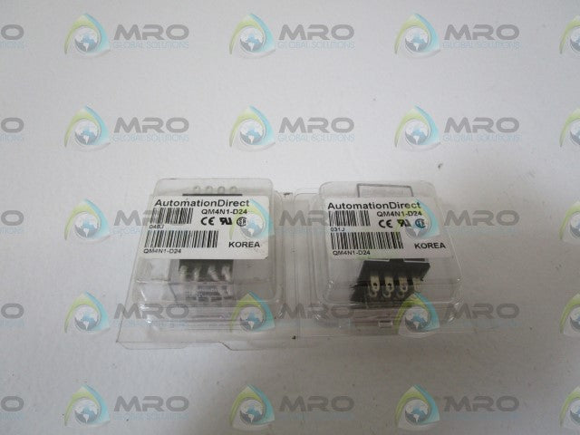 LOT OF 2 AUTOMATION DIRECT CONTROL RELAY QM4N1-D24 *ORIGINAL PACKAGE*