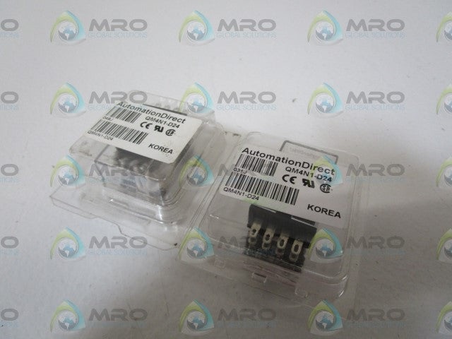 LOT OF 2 AUTOMATION DIRECT CONTROL RELAY QM4N1-D24 *ORIGINAL PACKAGE*
