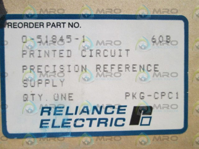 RELIANCE ELECTRIC POWER SUPPLY MODULE 0-51845-1 *USED*