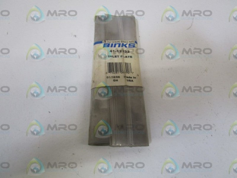 BINKS INLET PLATE 41-12322  NSNP IN BAG