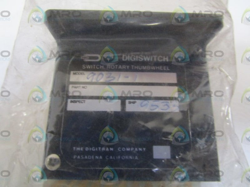 DIGISWITCH SWITCH ROTARY THUMBWHEEL 9031-1  NSNP IN BAG