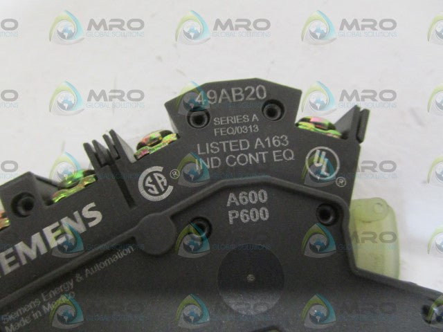 SIEMENS CONTACTOR 49AB20 *NEW NO BOX*