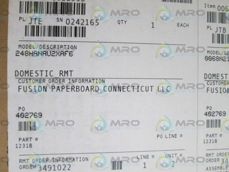 ROSEMOUNT  248HANAU2XAF6 / 0068N21N00A120T26XA NSMP