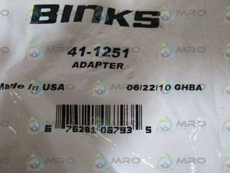 BINKS ADAPTER 41-1251  NSMP