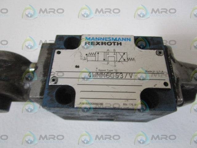 REXROTH VALVE 4WMM6G53/V *USED*