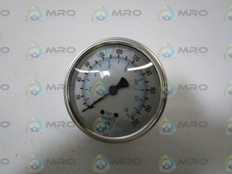 ENFM 0/200PSI PRESSURE GAUGE RV132C3N314KG  NSMP