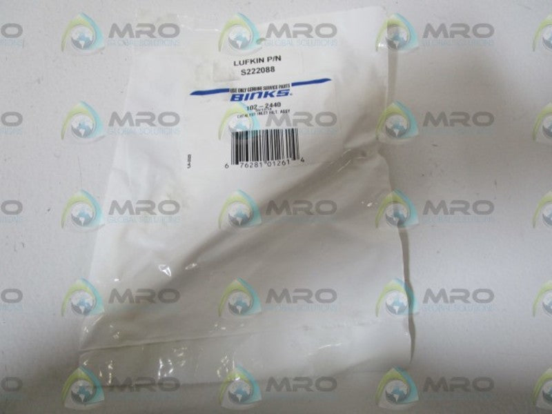 BINKS CATALYST INLET FILT. ASSY 102-2440  NSMP