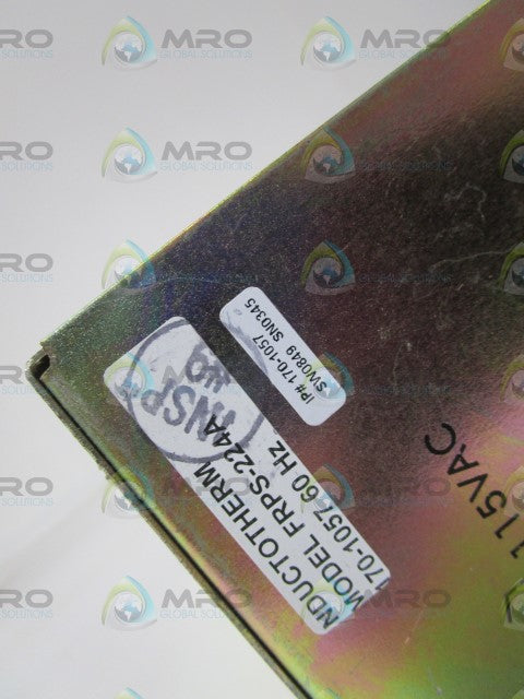 INDUCTOTHERM POWER SUPPLY FRPS-224A *NEW NO BOX *