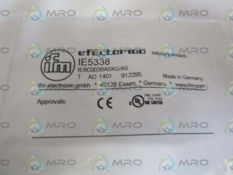 IFM EFECTOR IE5338 INDUCTIVE PROXIMITY SENSOR * NEW IN FACTORY BAG *
