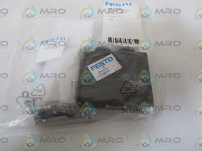 FESTO 532220 PLUG FBS-SUB-9-GS-2X4POL-B  NSMP