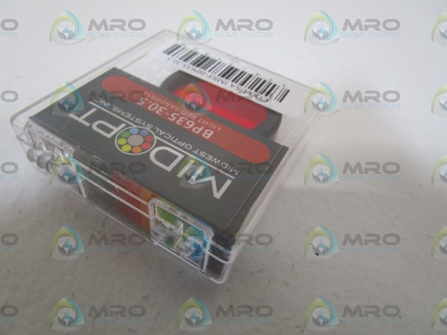 MIDOPT LIGHT RED BANDPASS BP635-30.5 *ORIGINAL PACKAGE*