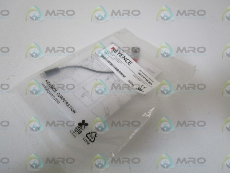 KEYENCE PHOTOELECTRIC SENSOR PR-FB15C3PL * NEW IN FACTORY BAG *