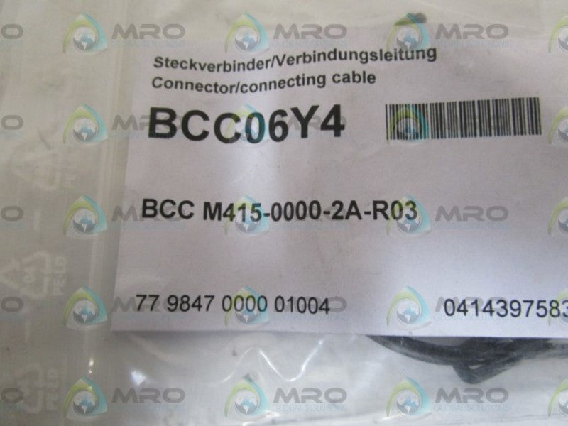 BALLUFF CONNECTOR/CONNECTING CABLE BCC06Y4  NSMP