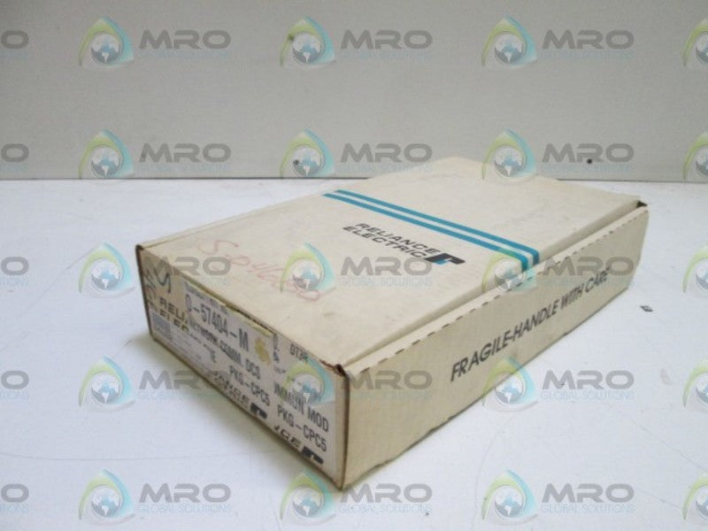 RELIANCE ELECTRIC COMMUNICATION MODULE NETWORK 0-57404-M  NSMP