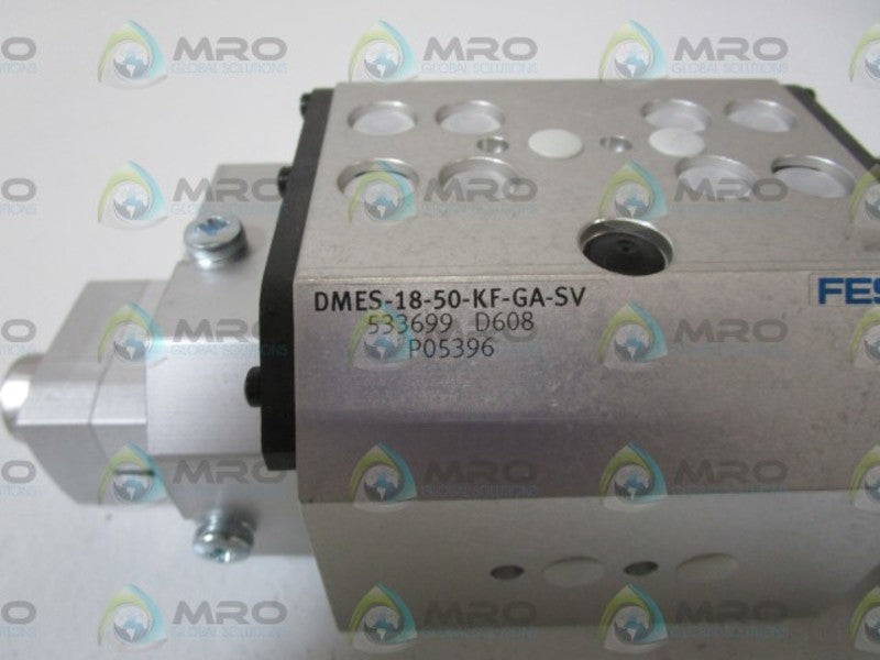FESTO 533699 MANIFOLD BLOCK DMES-18-50-KF-GA-SV  NSNP