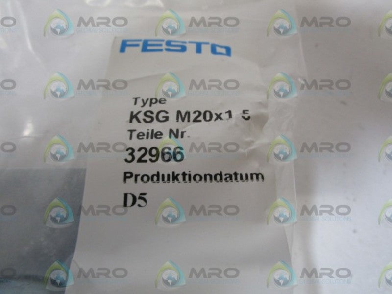 FESTO 32966 COUPLING PIECE KSG M20x1.5  NSMP