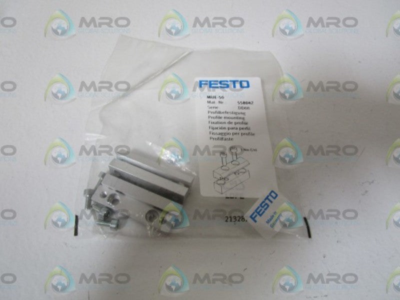 FESTO 558042 PROFILE MOUNTING MUE-50 * NEW IN FACTORY BAG *