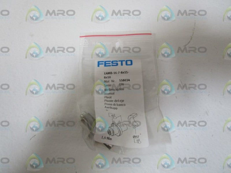 FESTO 558034 JOURNAL PIVOT EAMB-16-7-8X15-8X10  NSMP