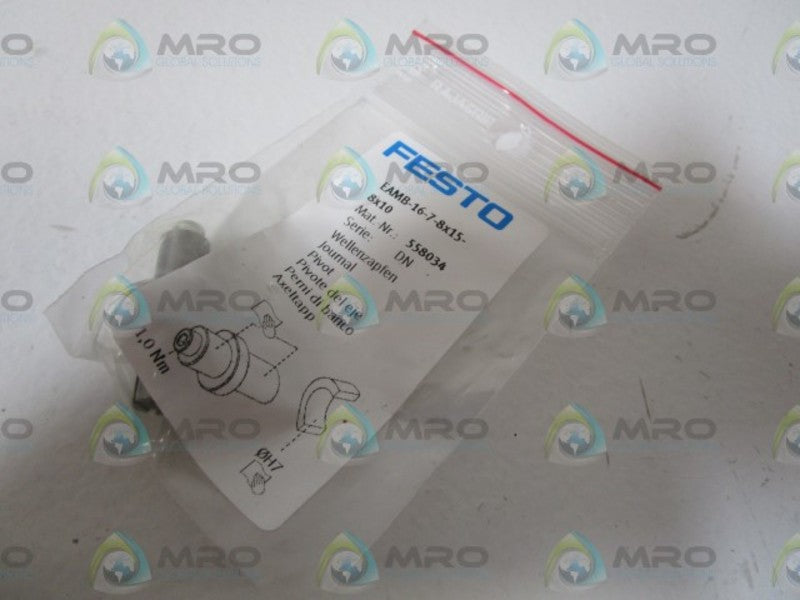 FESTO 558034 JOURNAL PIVOT EAMB-16-7-8X15-8X10  NSMP