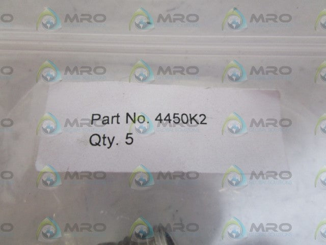LOT OF 5 SMC EXHAUST MUFFLER 4450K2 *NEW IN BAG*