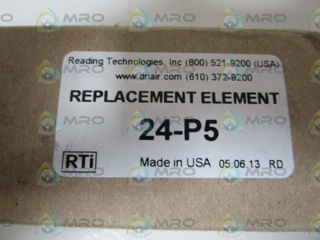 Rti REPLACEMENT ELEMENT 24-P5 *NEW IN BOX*