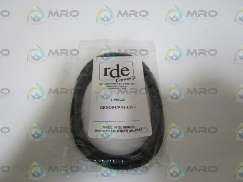 RDE CONNECTS CONNECTOR CABLE GKGG9-CAK2-E203  NSNP IN BAG