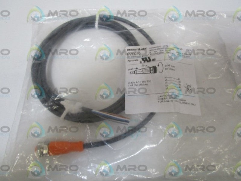 IFM EFECTOR EVC070 SOCKET FOR SENSORS W/ M12 CONNECTOR  NSMP