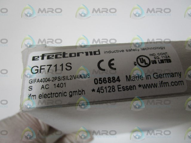 IFM EFECTOR GF711S FAIL-SAFE INDUCTIVE PROXIMITY SENSORR *NEW IN BOX*