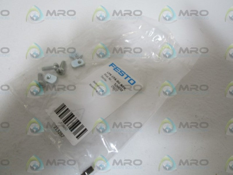 FESTO 526032 MOUNTING CPX-CPA-BG-NRH * NEW IN FACTORY BAG *