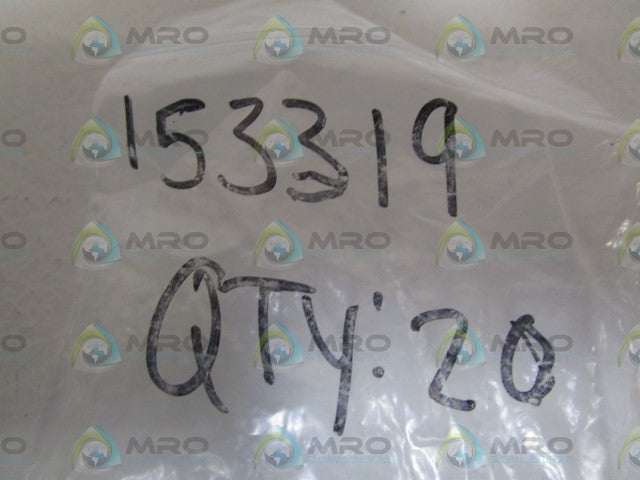 LOT OF 20 FESTO 153319 PUSH-IN FITTING QSM-M7-4-I *NEW NO BOX*