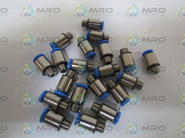 LOT OF 20 FESTO 153319 PUSH-IN FITTING QSM-M7-4-I *NEW NO BOX*