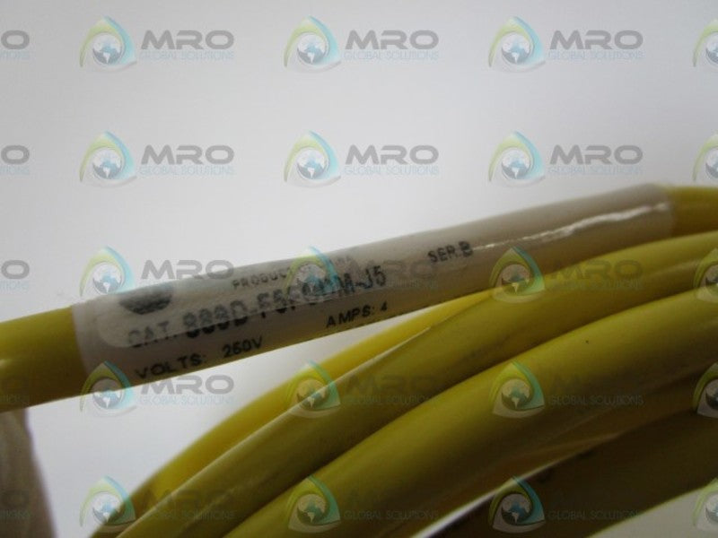 ALLEN BRADLEY CORDSET CABLE 889D-F5FCDM-J5 SER. B * NEW NO BOX *
