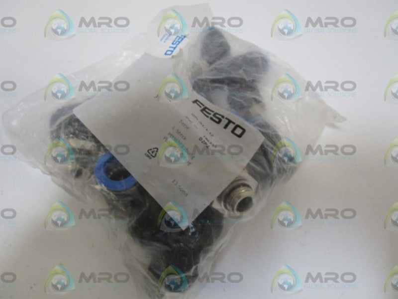 LOT OF 10 FESTO 186351 PUSH-IN L-FITTING QSL-G1/4-12 NSMP