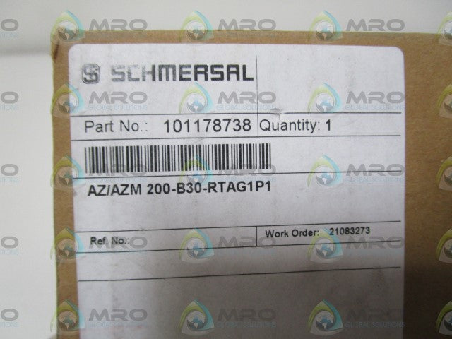 SCHMERSAL LOCK SAFETY AZ/AZM 200-B30-RTAG1P1 (AS PICTURED) *NEW IN BOX*