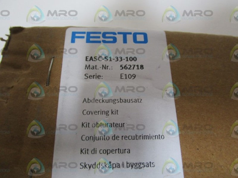 FESTO 562718 COVERING KIT EASC-S1-33-100  NSMP