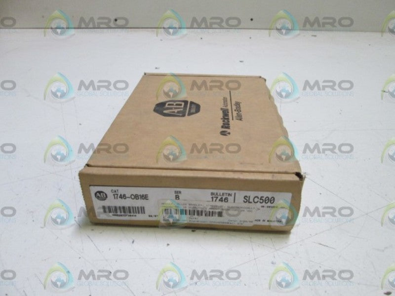 ALLEN BRADLEY 1746-OB16E SER. B DATE: 2009 * FACTORY SEALED *