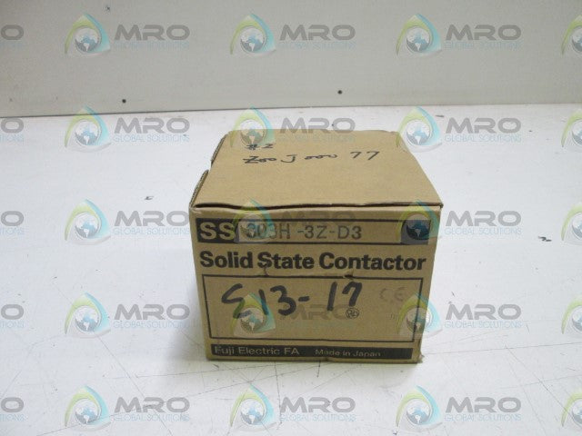 FUJI ELECTRIC SOLID STATE CONTACTOR SS303H-3Z-D3 *NEW IN BOX*