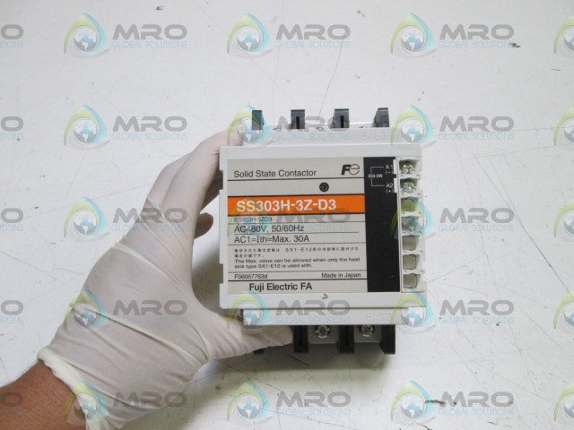 FUJI ELECTRIC SOLID STATE CONTACTOR SS303H-3Z-D3 *NEW IN BOX*