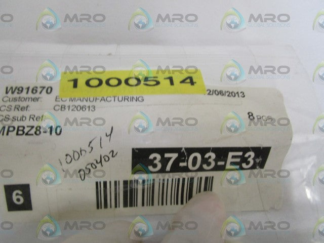 LOT OF 8 MPBZ8-10 *NEW NO BOX*