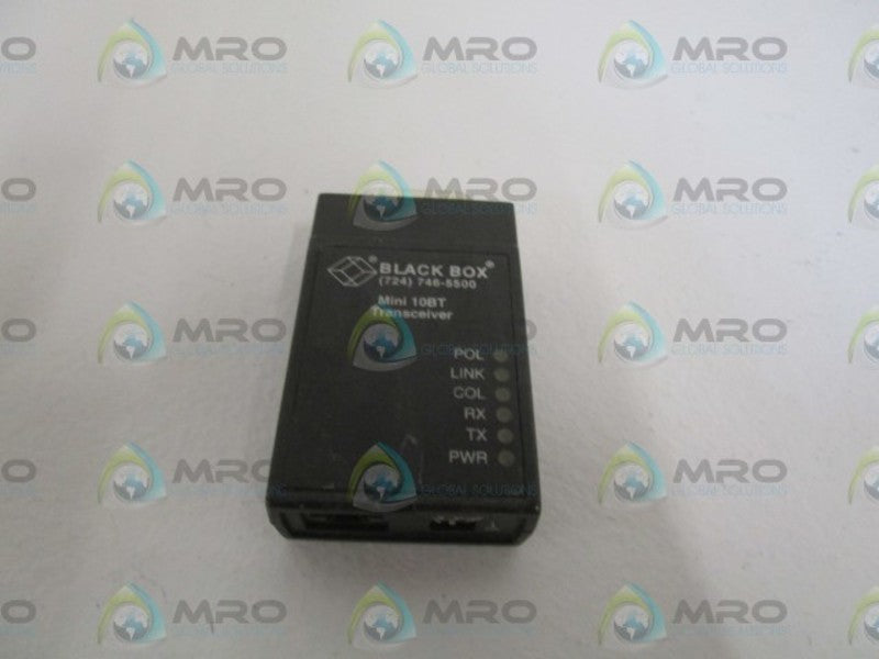 BLACK BOX LE2041A-R2 MINI 10BT TRANSCEIVER  UNMP