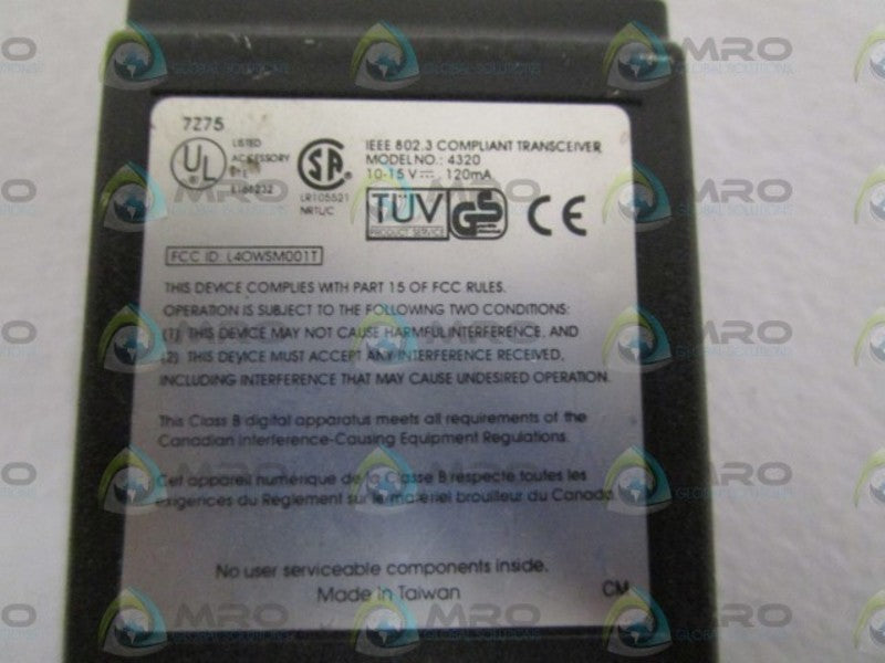 BLACK BOX LE2041A-R2 MINI 10BT TRANSCEIVER  UNMP
