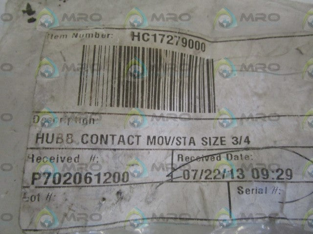 LOT OF 3 HUB CONTACT HC17279000 *NEW NO BOX*