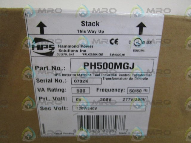 HPS TRANSFORMER PH500MGJ *NEW IN BOX*