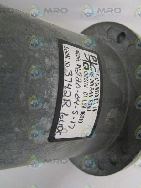 P-Q CONTROLS, INC. 220-04-5-17 *NEW NO BOX*